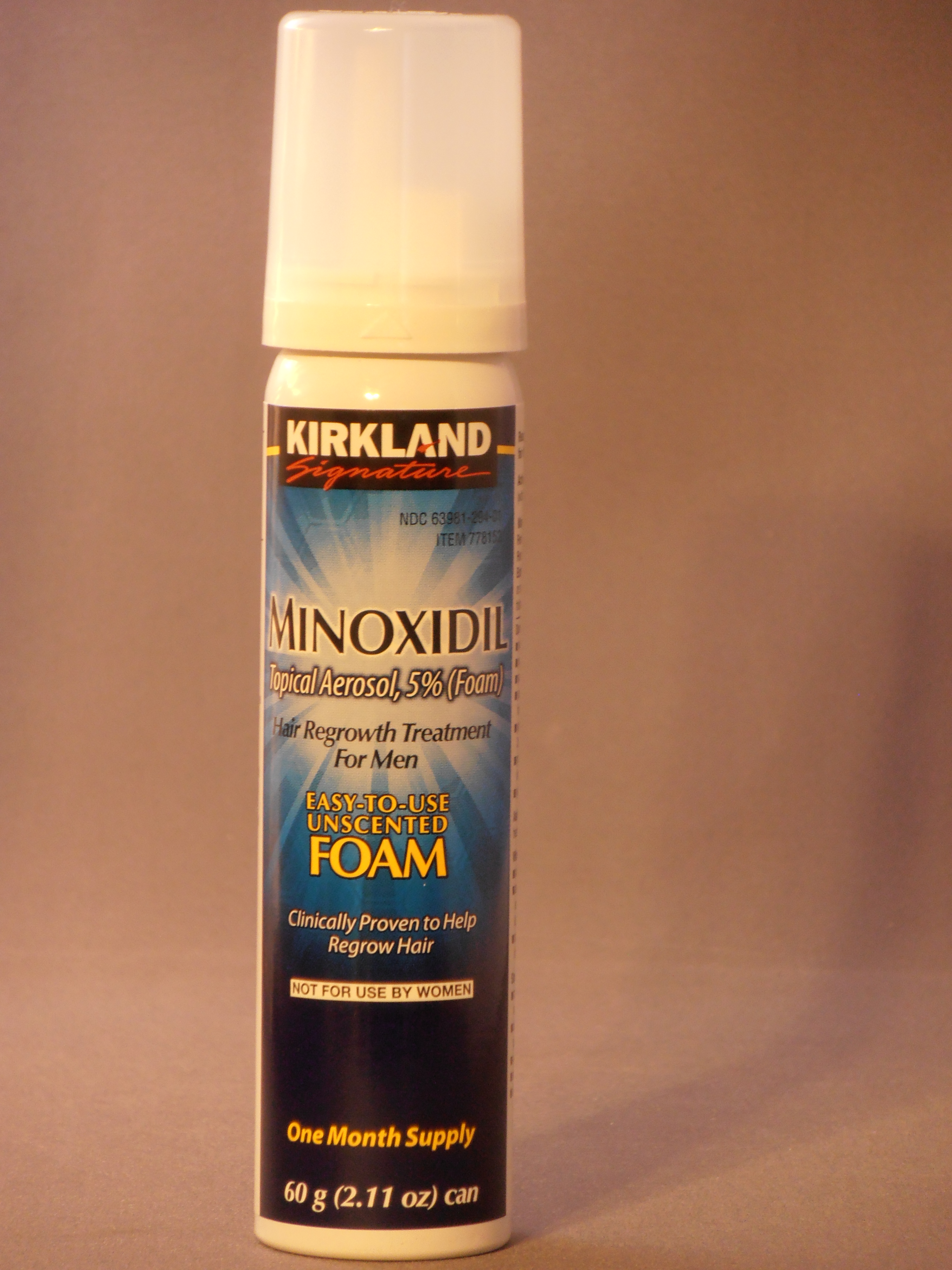 Kirkland Mens 5% Minoxidil Foam 1 Month Supply -- US Delivery