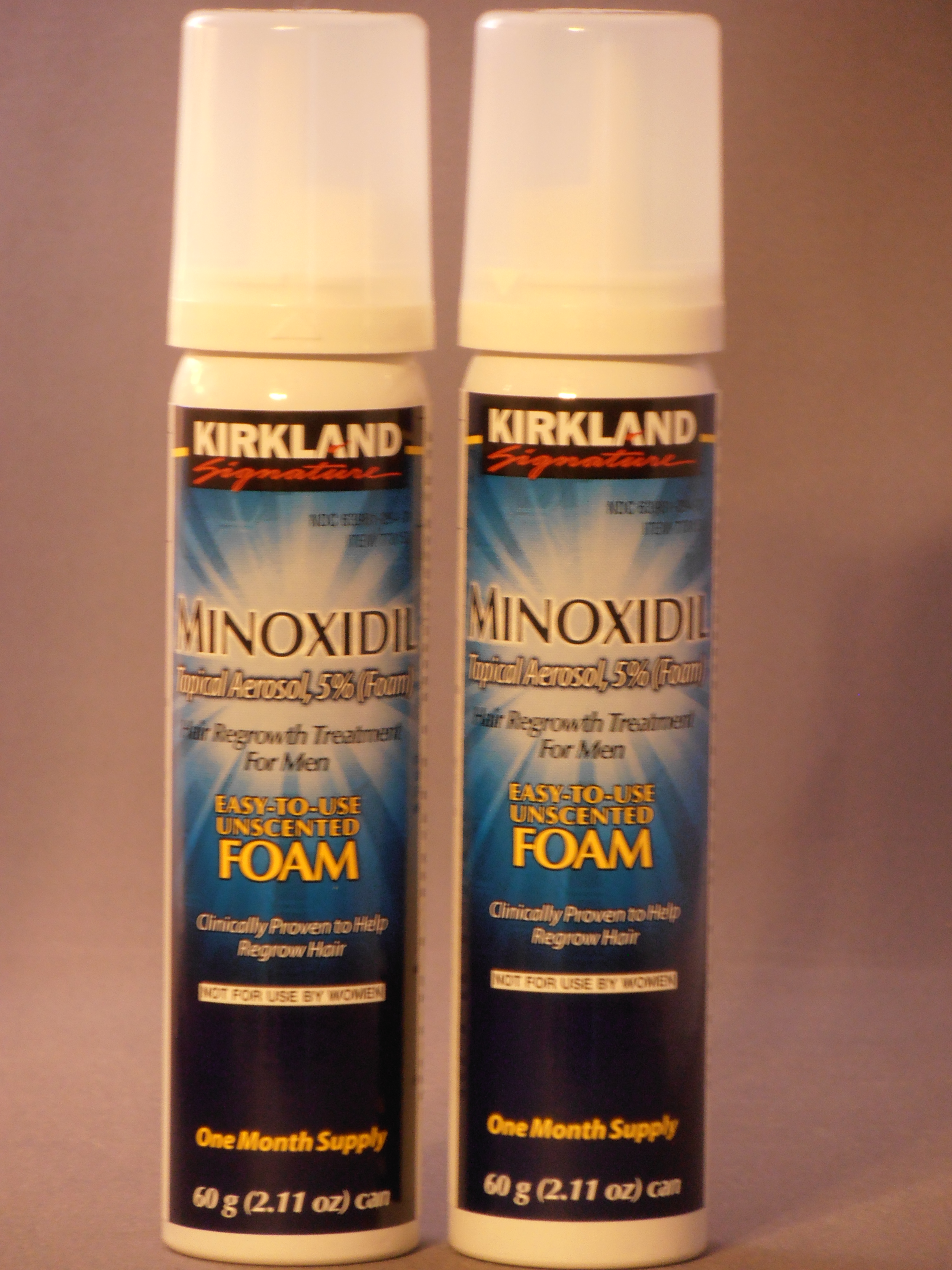 Kirkland Mens 5% Minoxidil Foam 2 Month Supply -- US Delivery