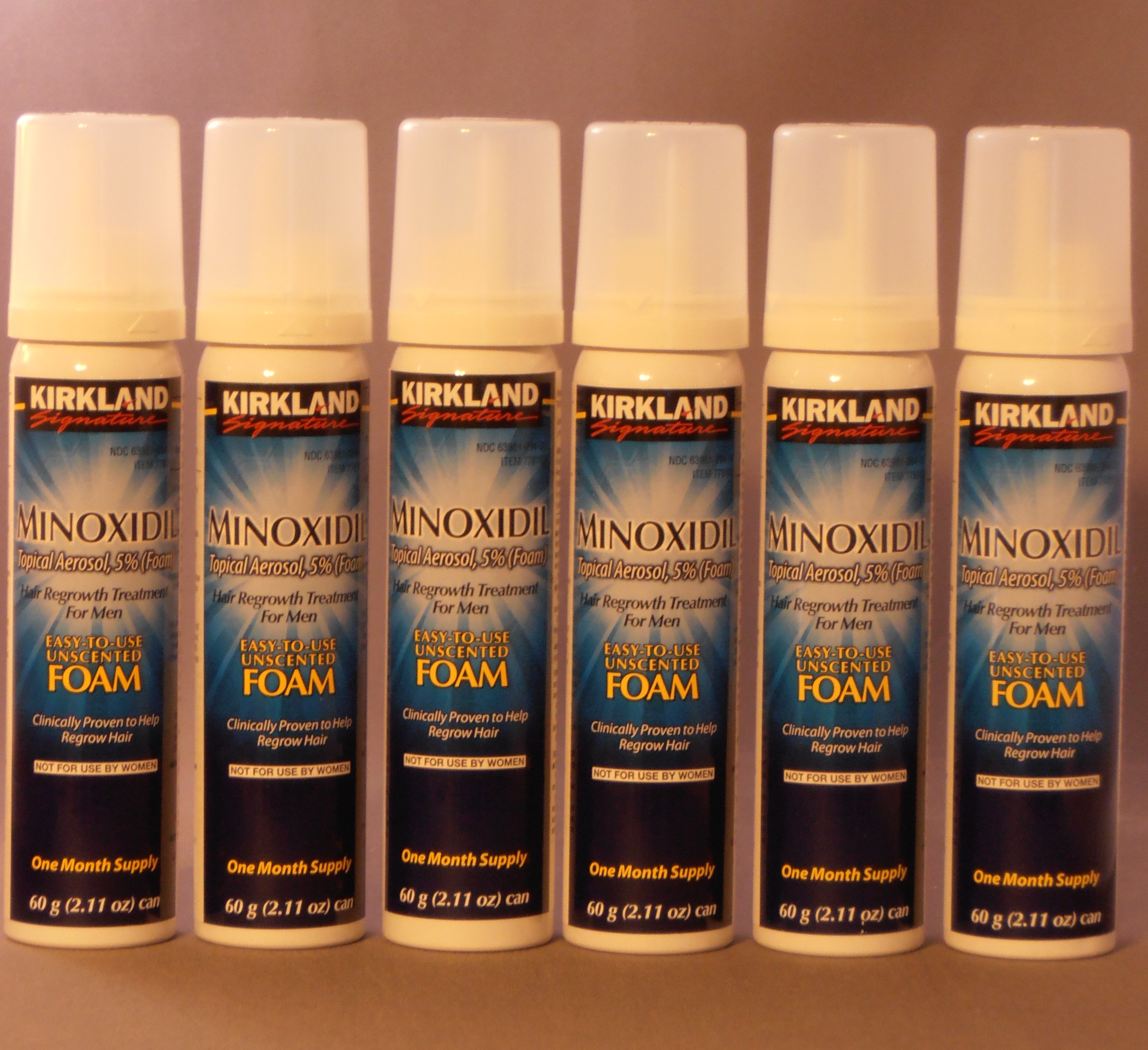 Kirkland Mens 5% Minoxidil Foam 6 Month Supply -- US Delivery