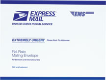 Express Mail International Flat Rate Envelope