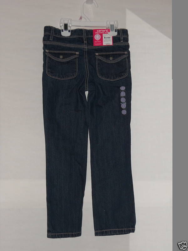 Carter's Girls Adjustable Waist Jeans Size 6 NWT Nice! -- US Delivery