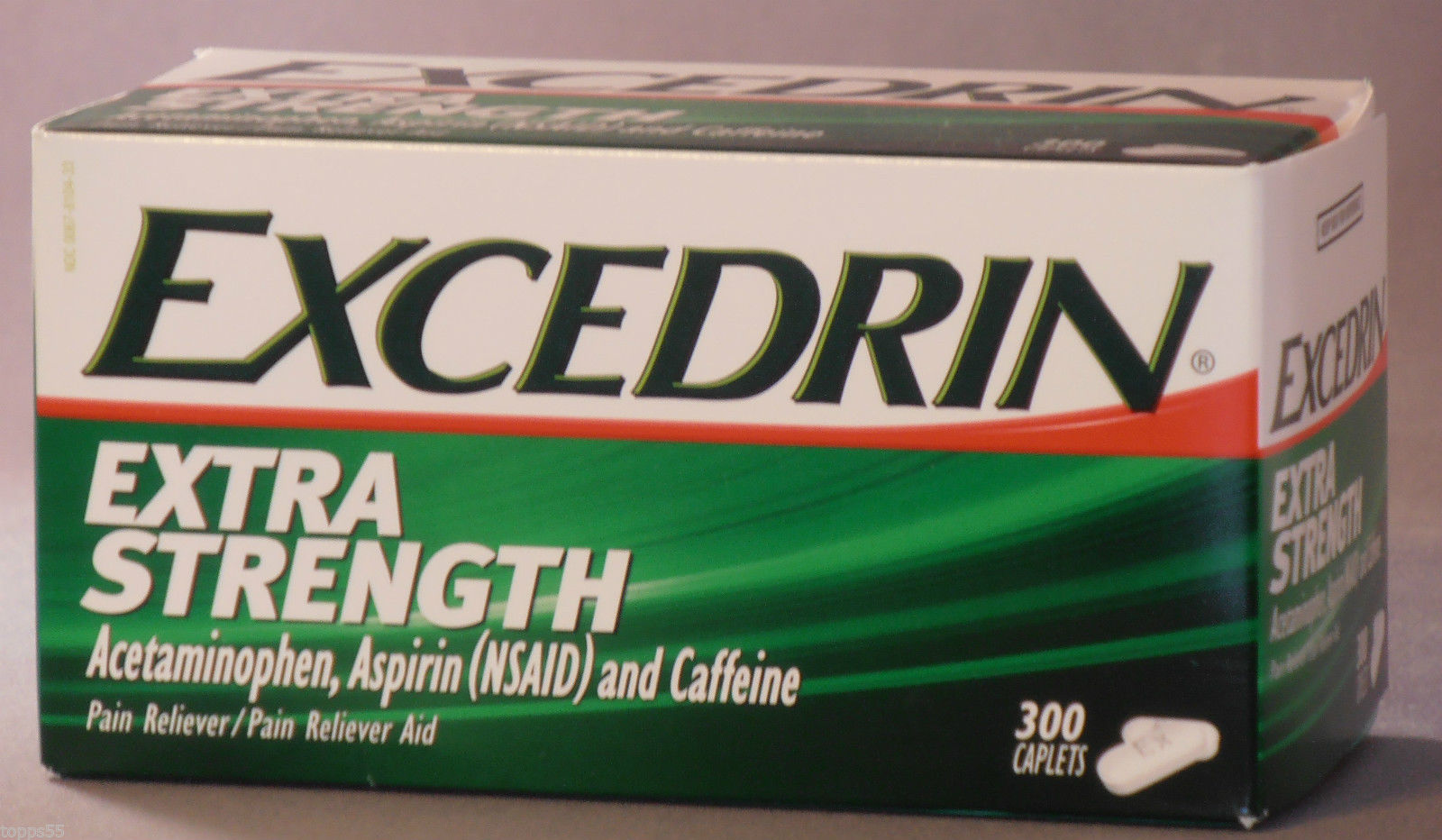 300 ct Excedrin Extra Strength Caplets Headache Pain Reliever New Sealed Boxed -- US Delivery