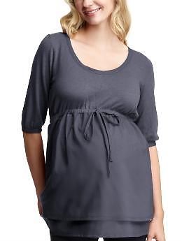 Gap Maternity Mixed Media Empire Top Size X-Small NWT -- US Delivery