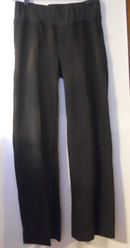 Gap Maternity Demi Panel Black Tuxedo Pants Slacks Trousers Size 2 NWT Nice! -- US Delivery