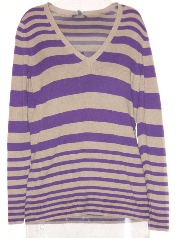 Gap Ladies Striped Silk-Blend V-Neck Size X-Small NWT! -- US Delivery