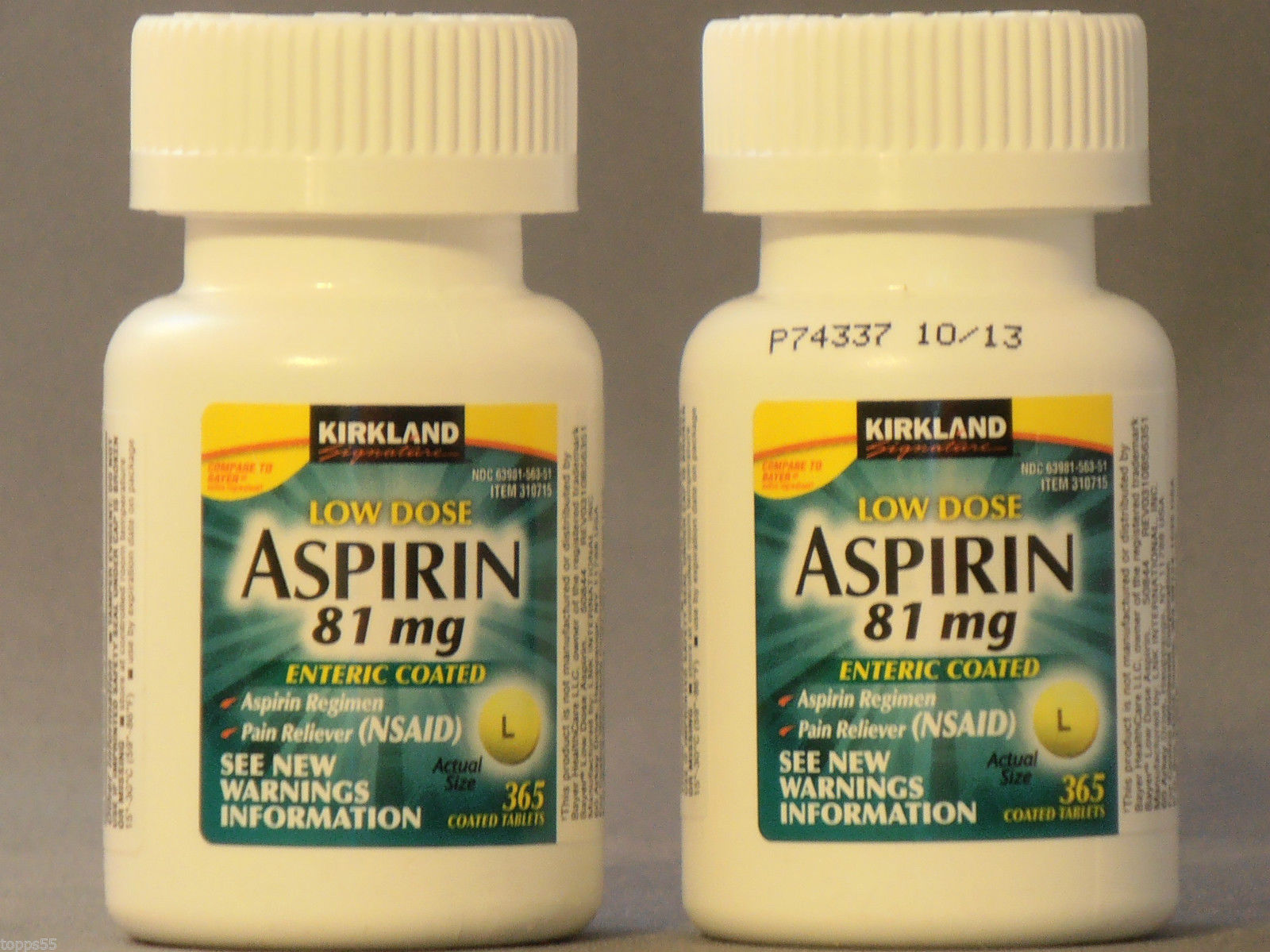 730 ct Generic Low Dose Adult Aspirin 81mg Enteric Safety Coated Sealed New -- US Delivery