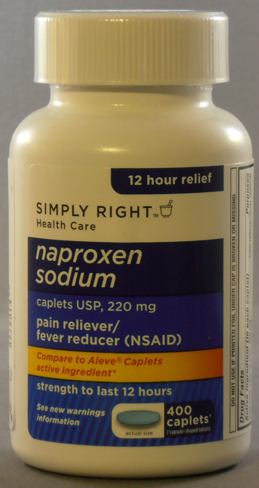400ct Naproxen Sodium 400 Caplets 220mg Pain Reliever -- US Delivery