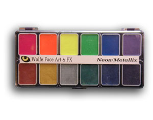 12 Neon/Metallix Color Palette