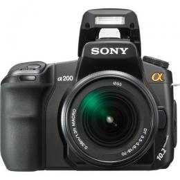 Sony Alpha A200K 10.2MP Digital SLR Camera Kit with Super SteadyShot Image Stabilization