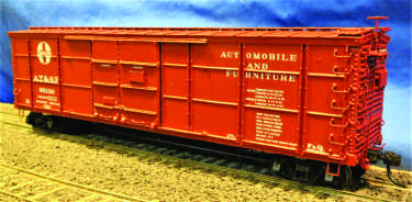*12900 Fe-Q SS 50' AUTO BOXCAR, 10' PLATE DOORS, K/AB, AT&SF *12900 Fe-Q SS 50' AUTO BOXCAR, 10' PLATE DOORS, K/AB, AT&SF