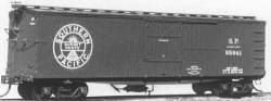 1701 B-50-1/2/4 40\' DS BOX CAR, ORIGINAL, SP & SUBSIDIARIES