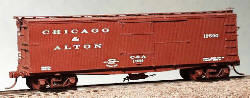 1708 B-50-2 40' DS BOX CAR, ORIGINAL, C&A