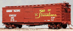 1752 B-50-1/2/4 40' DS BOX CAR, MODERN, 1939-1950's LETTERING, UP