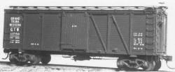 4354 36' FOWLER SS BOX CAR, 3-BRACE, MODERN, GTW