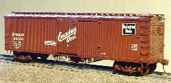 8955 XM-18 40' DS BOX CAR, MODERN, REVERSE CORRUGATED ENDS, FW&D